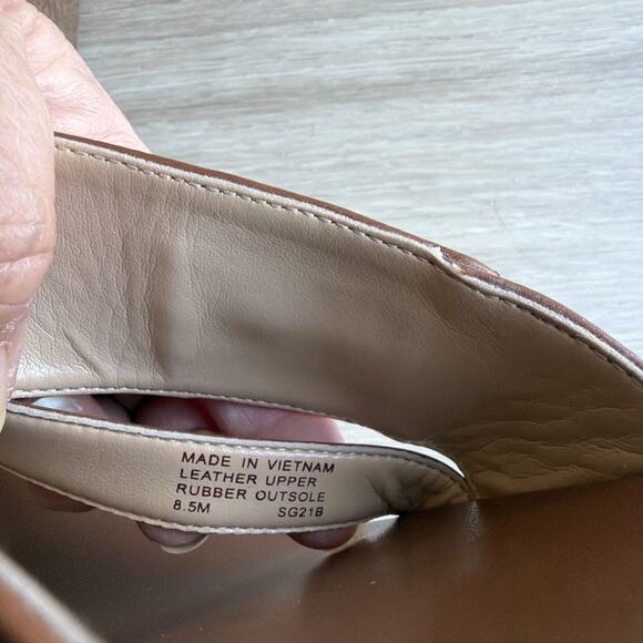 Michael Kors Sidney Espadrille Wedge Sandal Tan Brown - Size US 8.5 - Picture 5 of 7